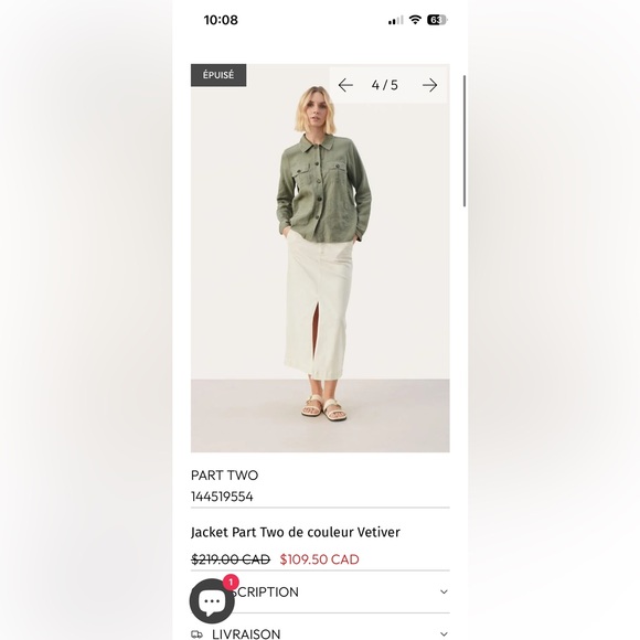 Part Two 100% Linen Top - Picture 5 of 9